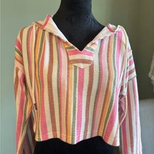 Roxy Multicolor Striped Hoodie